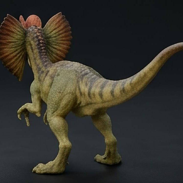Dilophosaurus 3D Printed Model – Dinosaur Sculpture | PLA & Smooth Nylon | Various Colors | Detailed Prehistoric Collectible