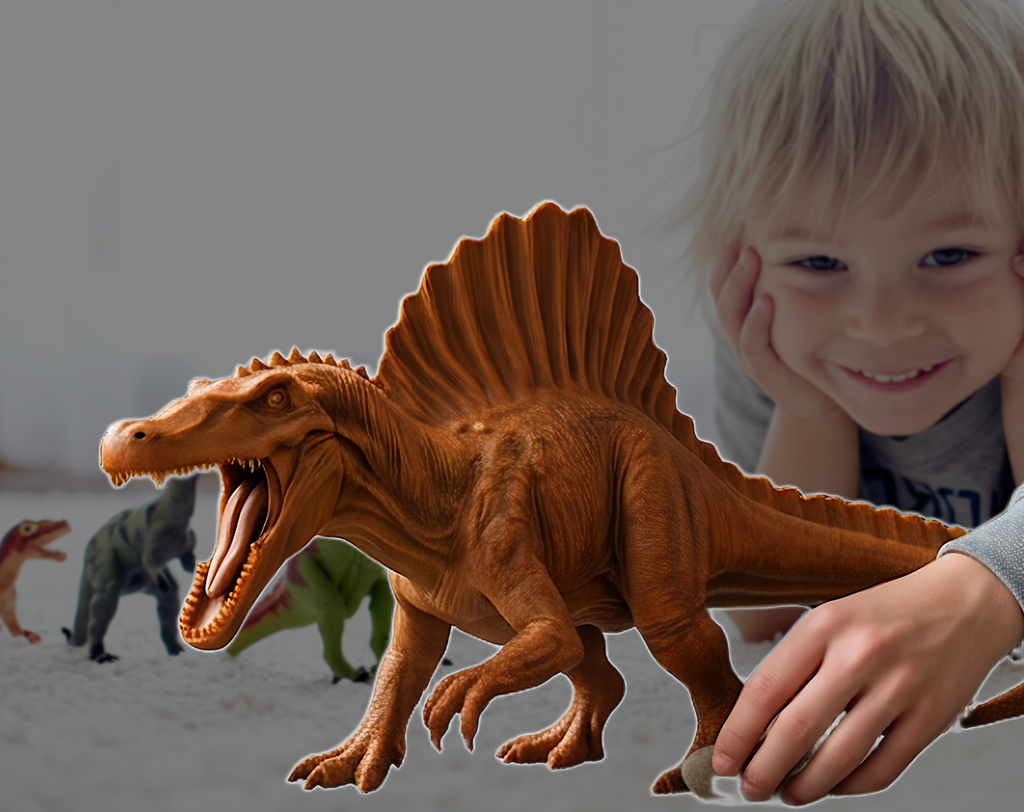 Spinosaurus 220mm | 3D Printed Dinosaur Sculpture | Collectible Prehistoric Model