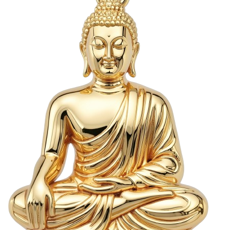 3D Buddha Pendant with Jump Ring – Sterling Silver or Brass – Spiritual Meditation Jewelry