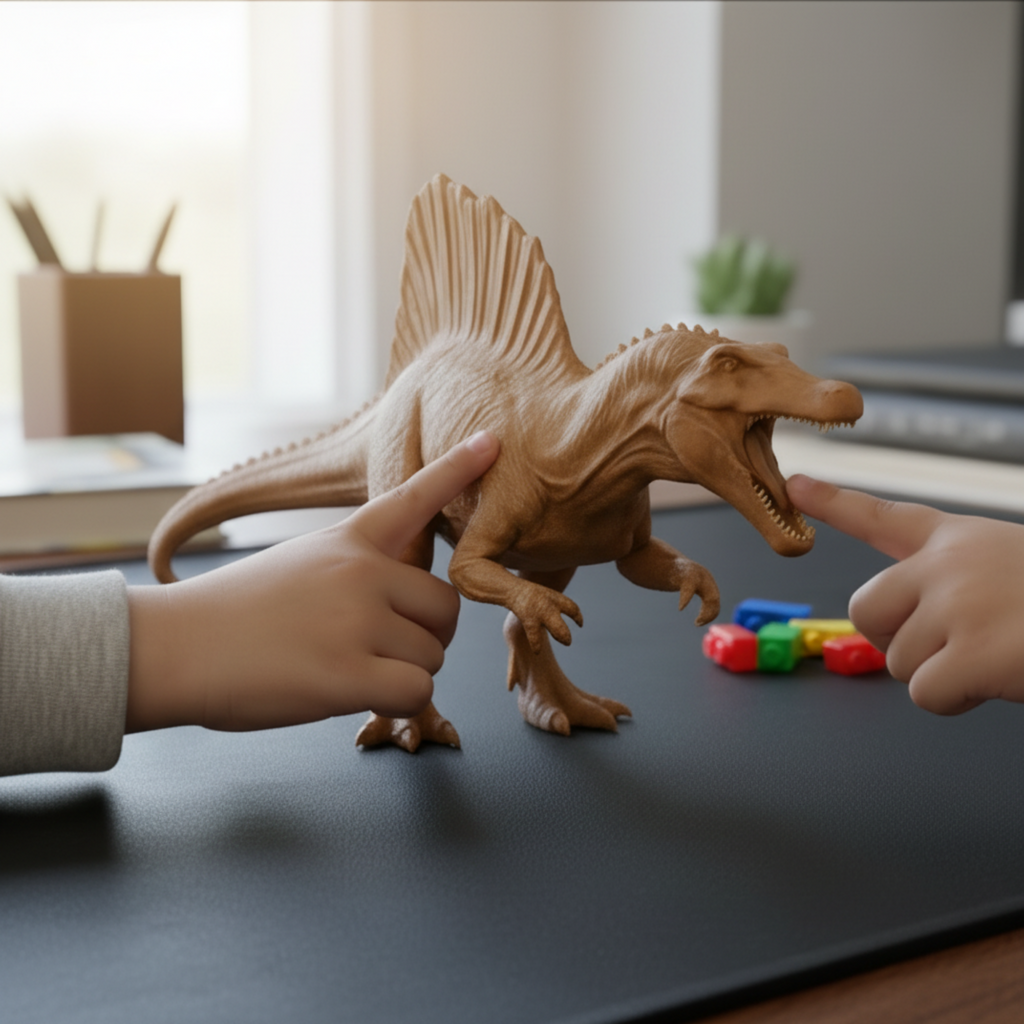 Spinosaurus Dinosaur Model – 3D Printed Prehistoric Sculpture in PLA & Smooth Nylon | Detailed Collectible | Various Colors