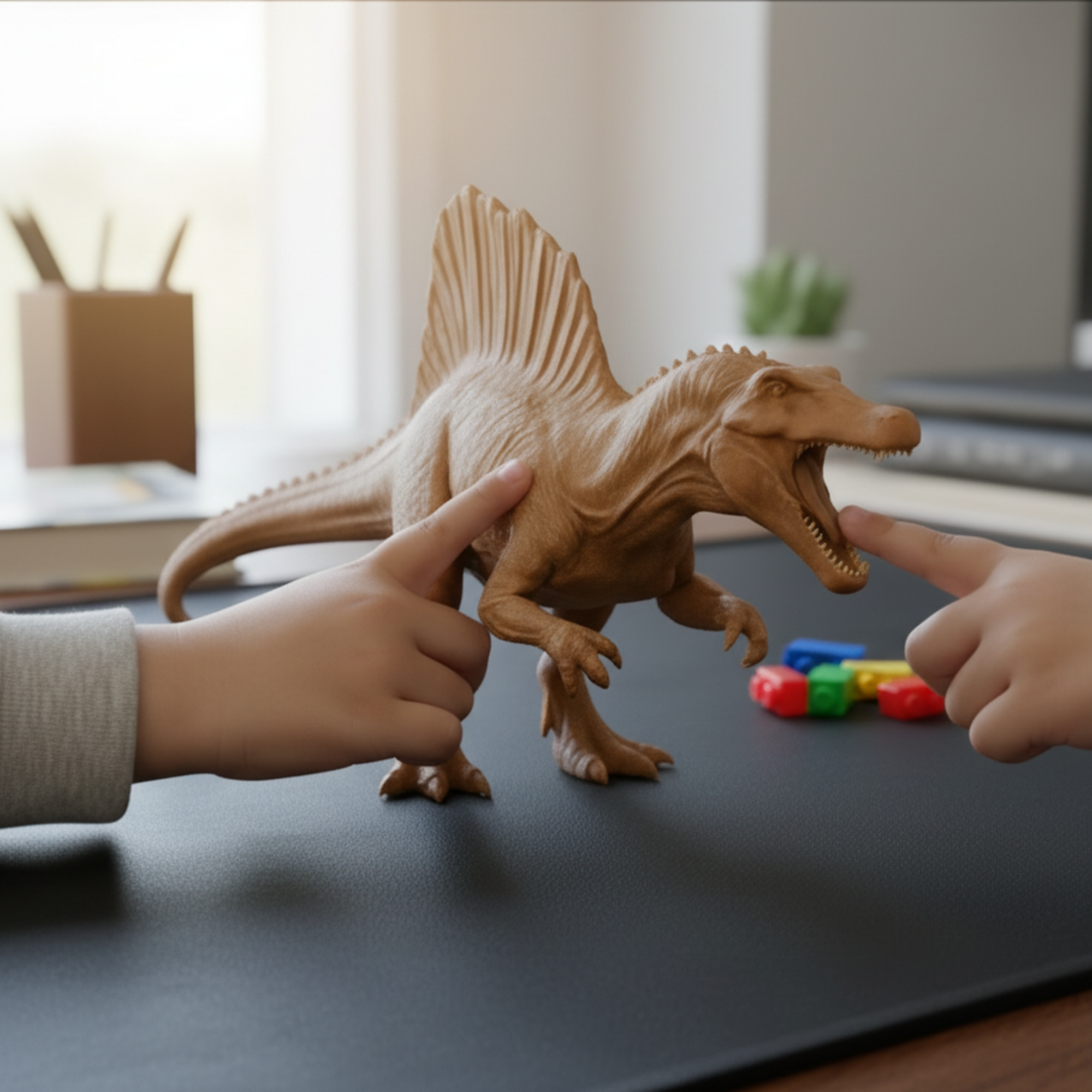 Spinosaurus Dinosaur Model – 3D Printed Prehistoric Sculpture in PLA & Smooth Nylon | Detailed Collectible | Various Colors