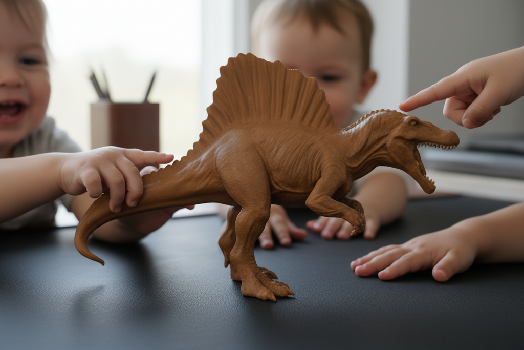 Spinosaurus Dinosaur Model – 3D Printed Prehistoric Sculpture in PLA & Smooth Nylon | Detailed Collectible | Various Colors