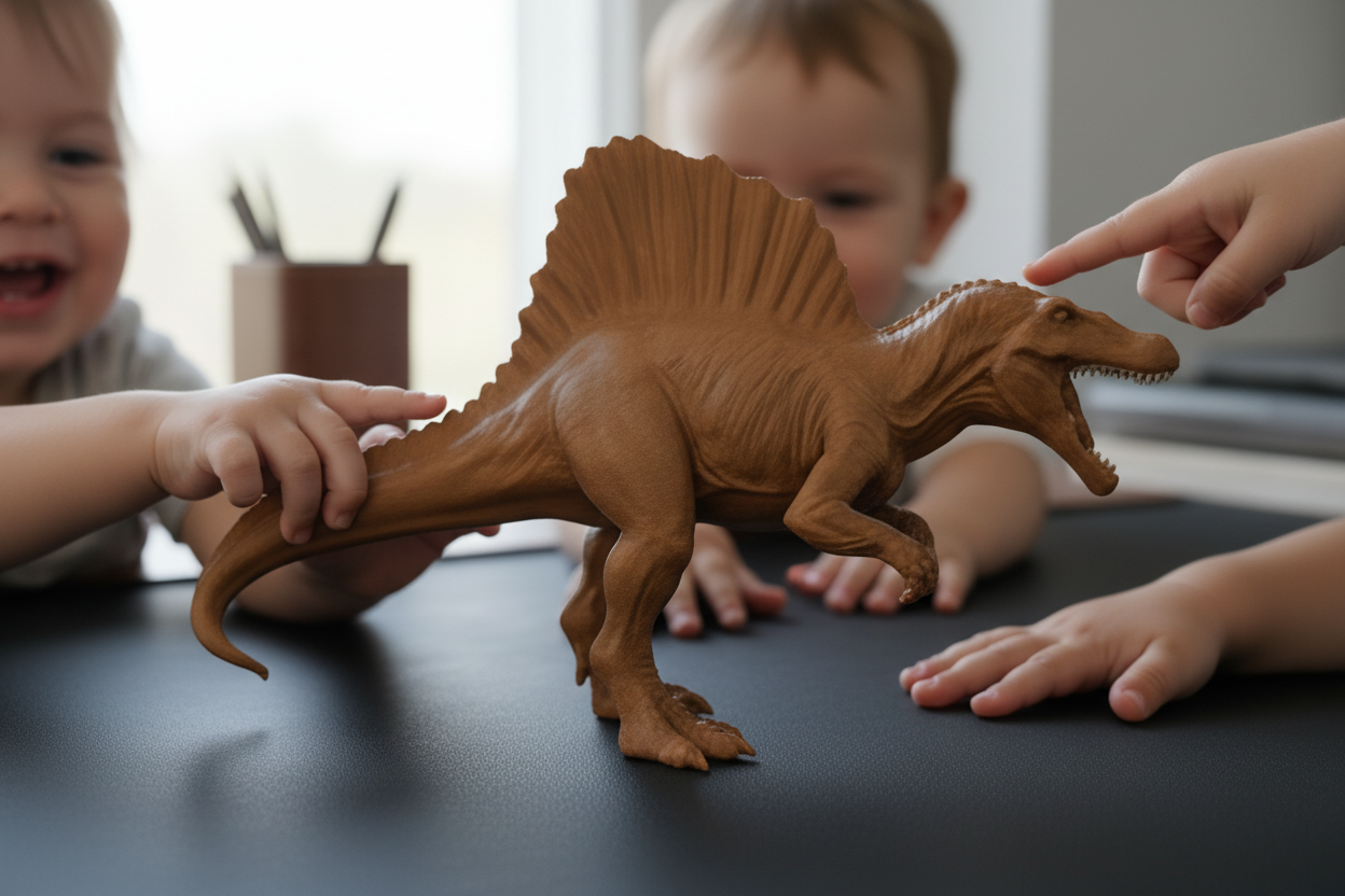 Spinosaurus Dinosaur Model – 3D Printed Prehistoric Sculpture in PLA & Smooth Nylon | Detailed Collectible | Various Colors