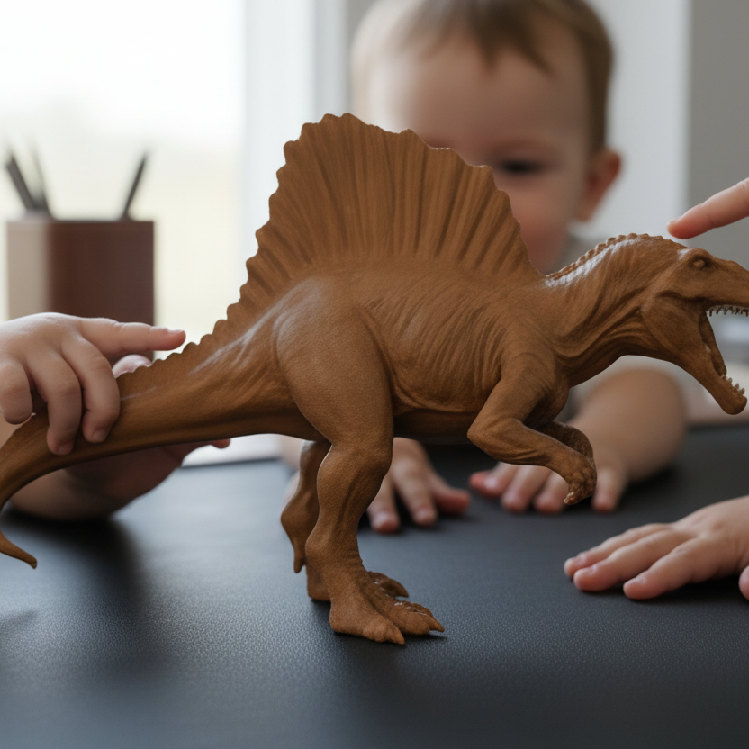 Spinosaurus Dinosaur Model | 3D Printed Miniature | Realistic Dino Figure | Desk Display Collectible | Gift for Dinosaur Lovers