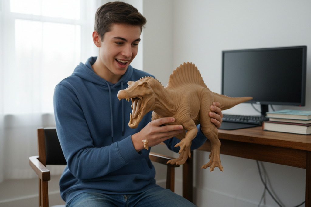 Spinosaurus Dinosaur Model | 3D Printed Miniature | Realistic Dino Figure | Desk Display Collectible | Gift for Dinosaur Lovers