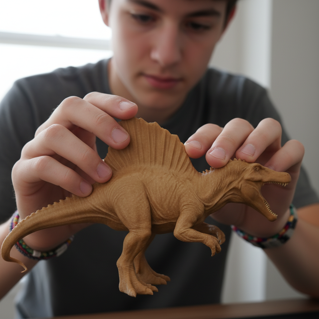 Spinosaurus Dinosaur Model | 3D Printed Miniature | Realistic Dino Figure | Desk Display Collectible | Gift for Dinosaur Lovers