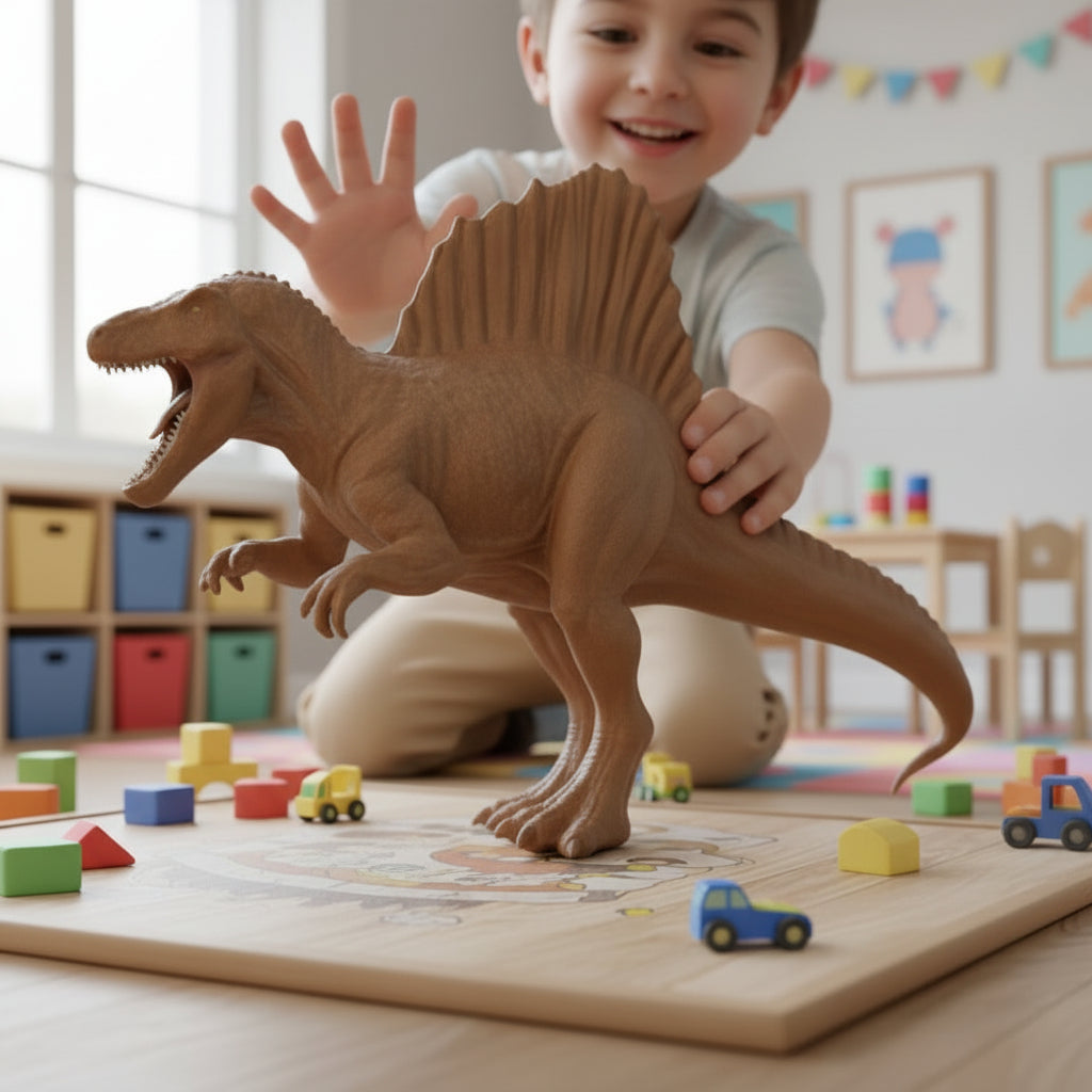 Spinosaurus Dinosaur Model | 3D Printed Miniature | Realistic Dino Figure | Desk Display Collectible | Gift for Dinosaur Lovers