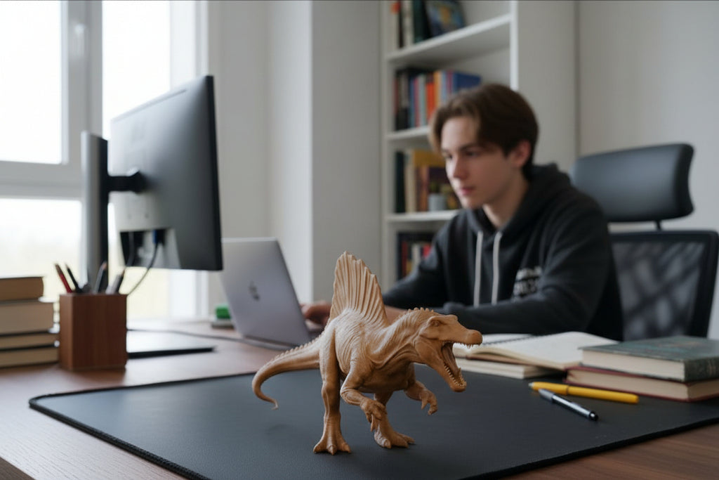 Spinosaurus Dinosaur Model – 3D Printed Prehistoric Sculpture in PLA & Smooth Nylon | Detailed Collectible | Various Colors