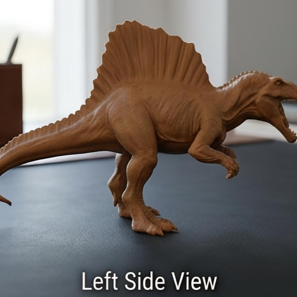 Spinosaurus Dinosaur Model – 3D Printed Prehistoric Sculpture in PLA & Smooth Nylon | Detailed Collectible | Various Colors