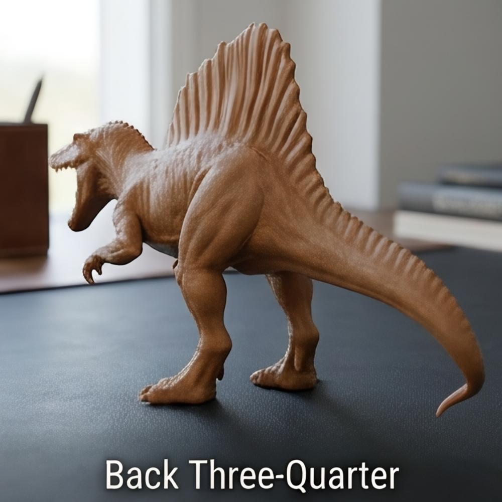 Spinosaurus Dinosaur Model – 3D Printed Prehistoric Sculpture in PLA & Smooth Nylon | Detailed Collectible | Various Colors