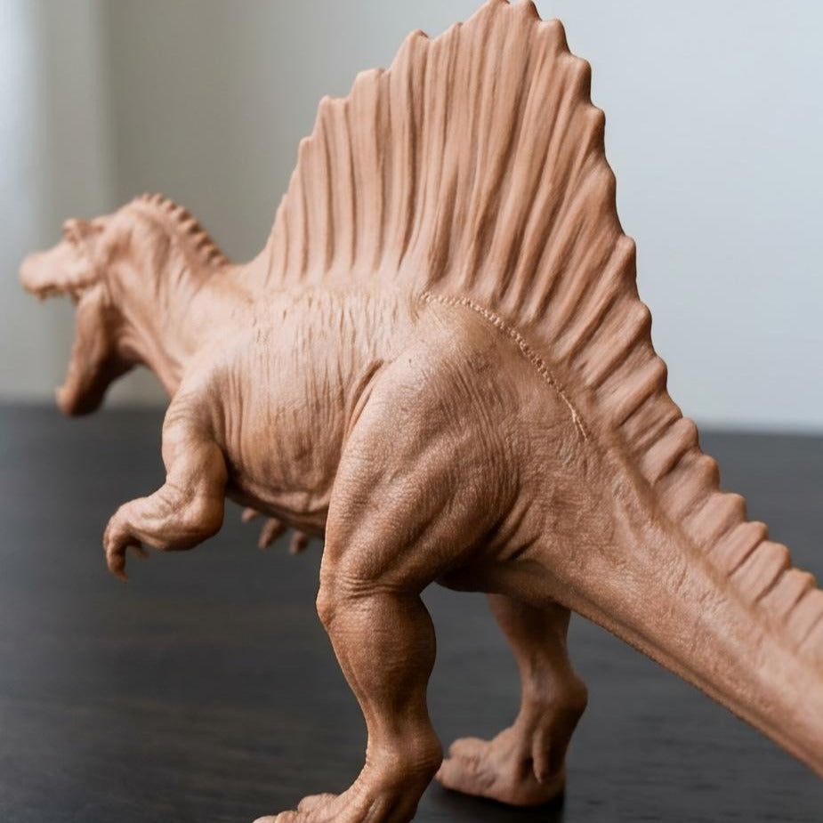Spinosaurus Dinosaur Model – 3D Printed Prehistoric Sculpture in PLA & Smooth Nylon | Detailed Collectible | Various Colors