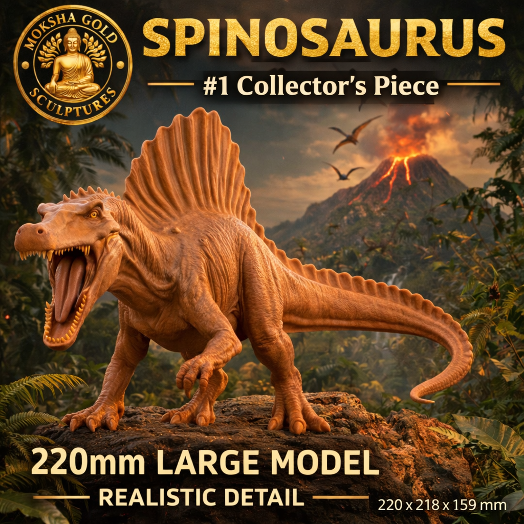 Spinosaurus 220mm | 3D Printed Dinosaur Sculpture | Collectible Prehistoric Model