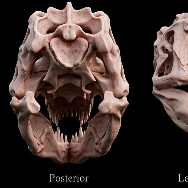 T-Rex Large Replica Skull 3D Print – Tyrannosaurus Rex Model – Highly Detailed Dinosaur Skull – PLA Resin Nylon – Prehistoric Decor Gift