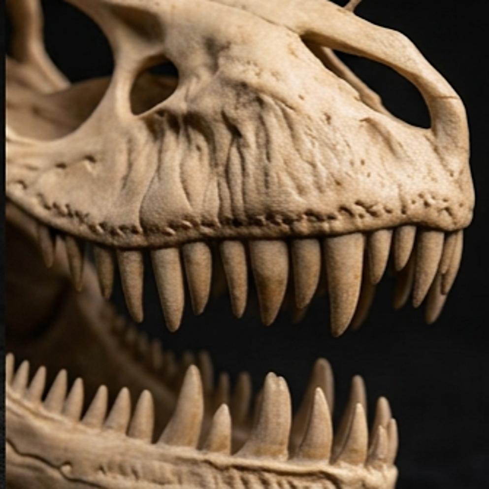 T-Rex Large Replica Skull 3D Print – Tyrannosaurus Rex Model – Highly Detailed Dinosaur Skull – PLA Resin Nylon – Prehistoric Decor Gift