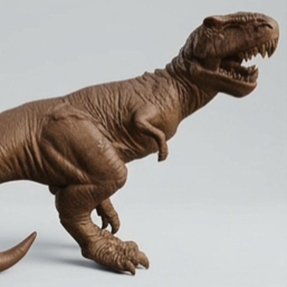 Tyrannosaurus Dinosaur Model – 3D Printed T-Rex Sculpture in PLA & Smooth Nylon | Various Colors | Detailed Prehistoric Collectible