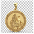 Cheetah Pendant Necklace – Gold & Sterling Silver, Predator in Attack Pose, Bold Wildlife Jewelry with Prominent Eyes