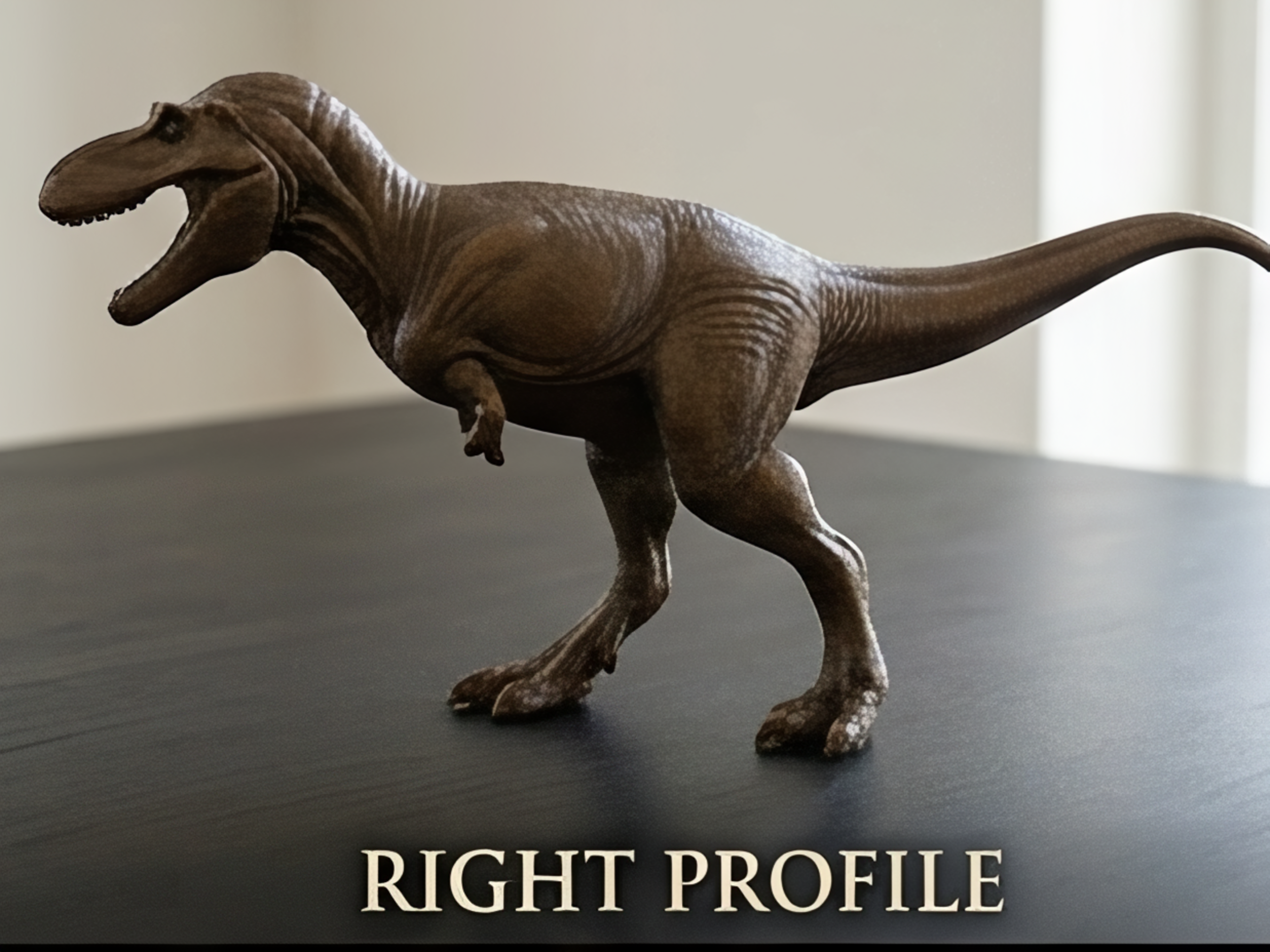 Albertosaurus 3D Print Dinosaur Model | Mini Dinosaur Figure | Fossil Replica | Desk Decor | Dino Gift | PLA Nylon Resin | 180mm Model