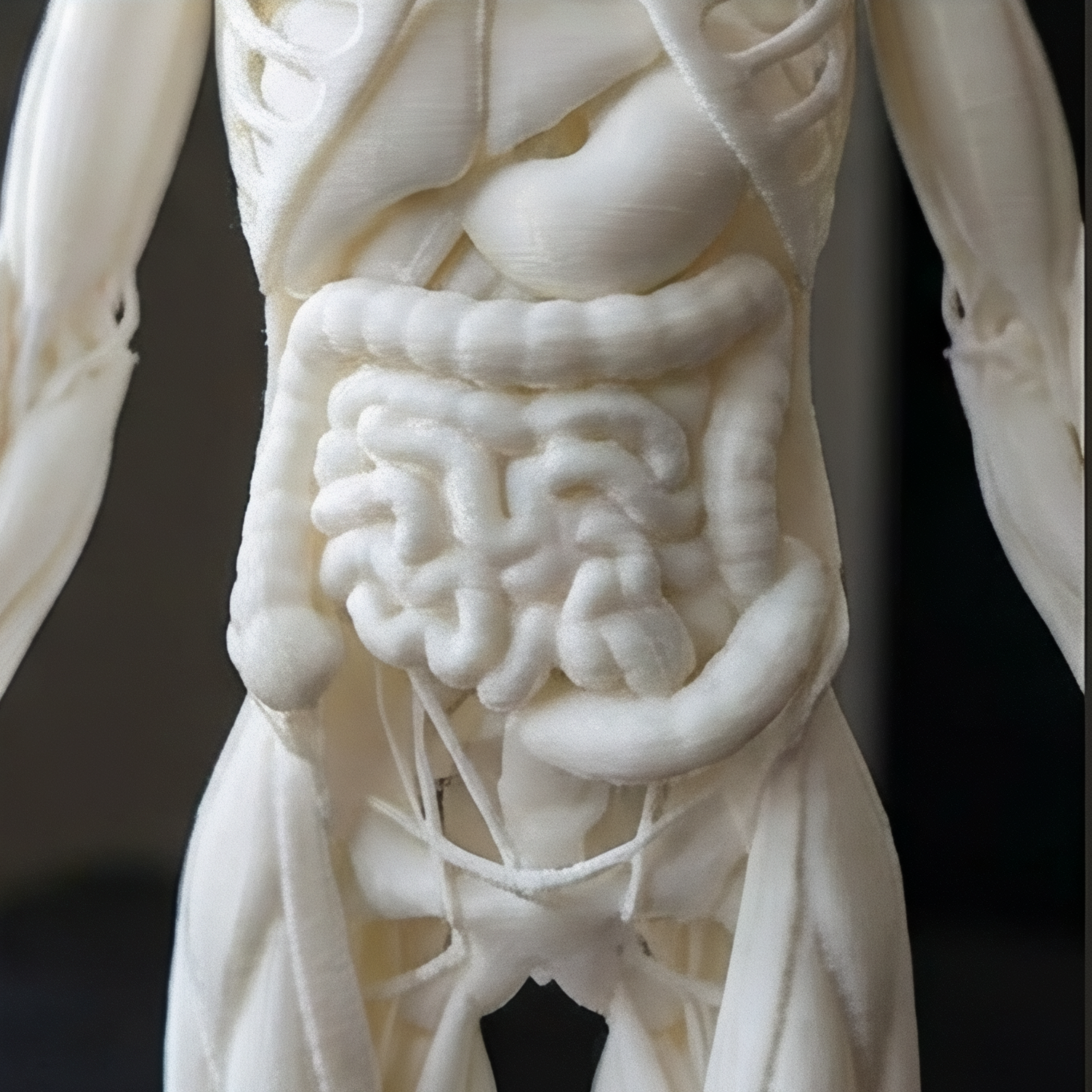 Human Anatomy Model 3D Print – Skeleton & Organs Figure | Educational Medical Model | PLA Nylon Resin | Desk Decor | Anatomy Gift