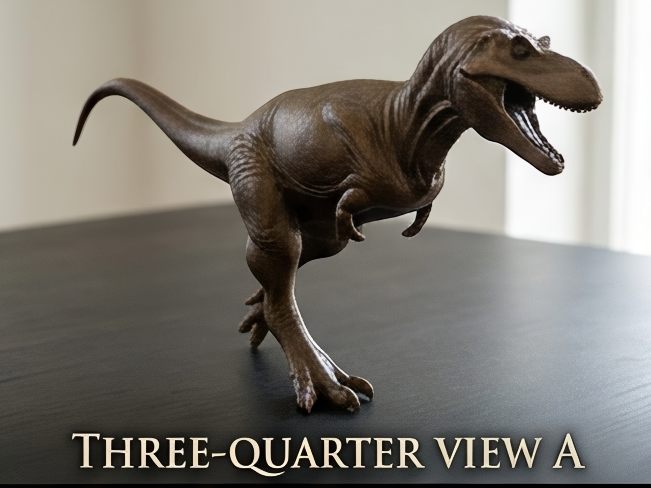 Albertosaurus 3D Print Dinosaur Model | Mini Dinosaur Figure | Fossil Replica | Desk Decor | Dino Gift | PLA Nylon Resin | 180mm Model