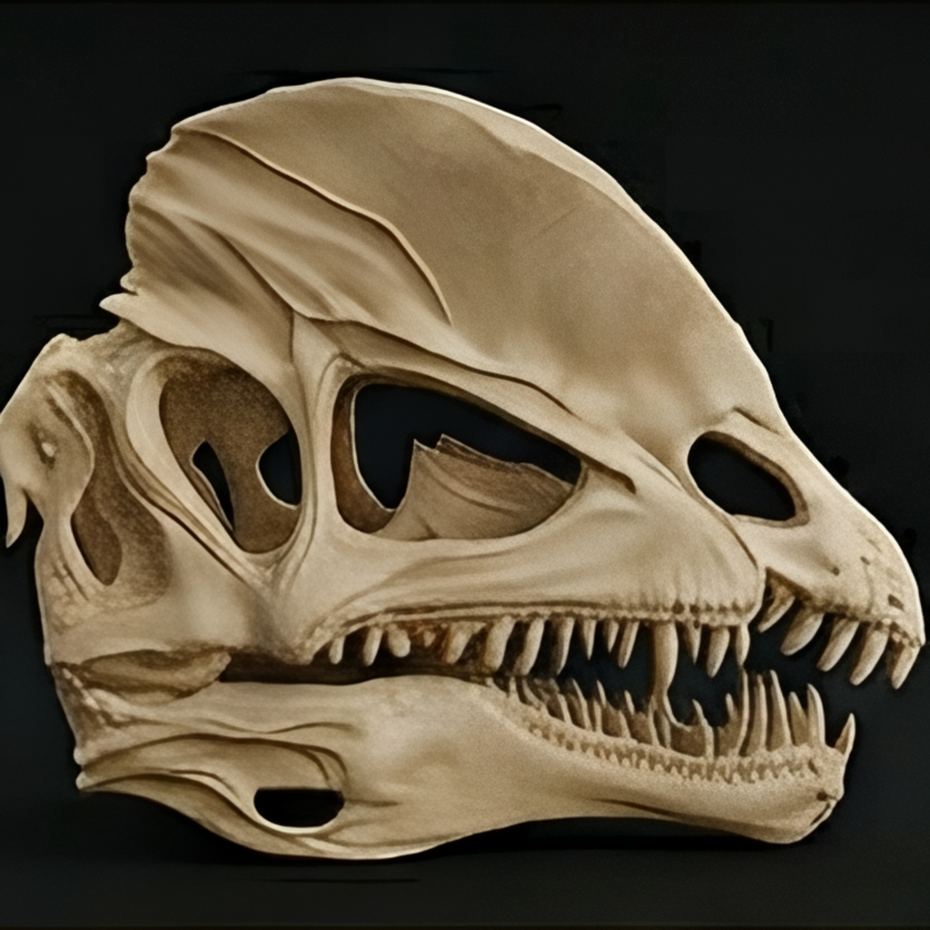 Dilophosaurus Skull 3D Print | Dinosaur Fossil Replica