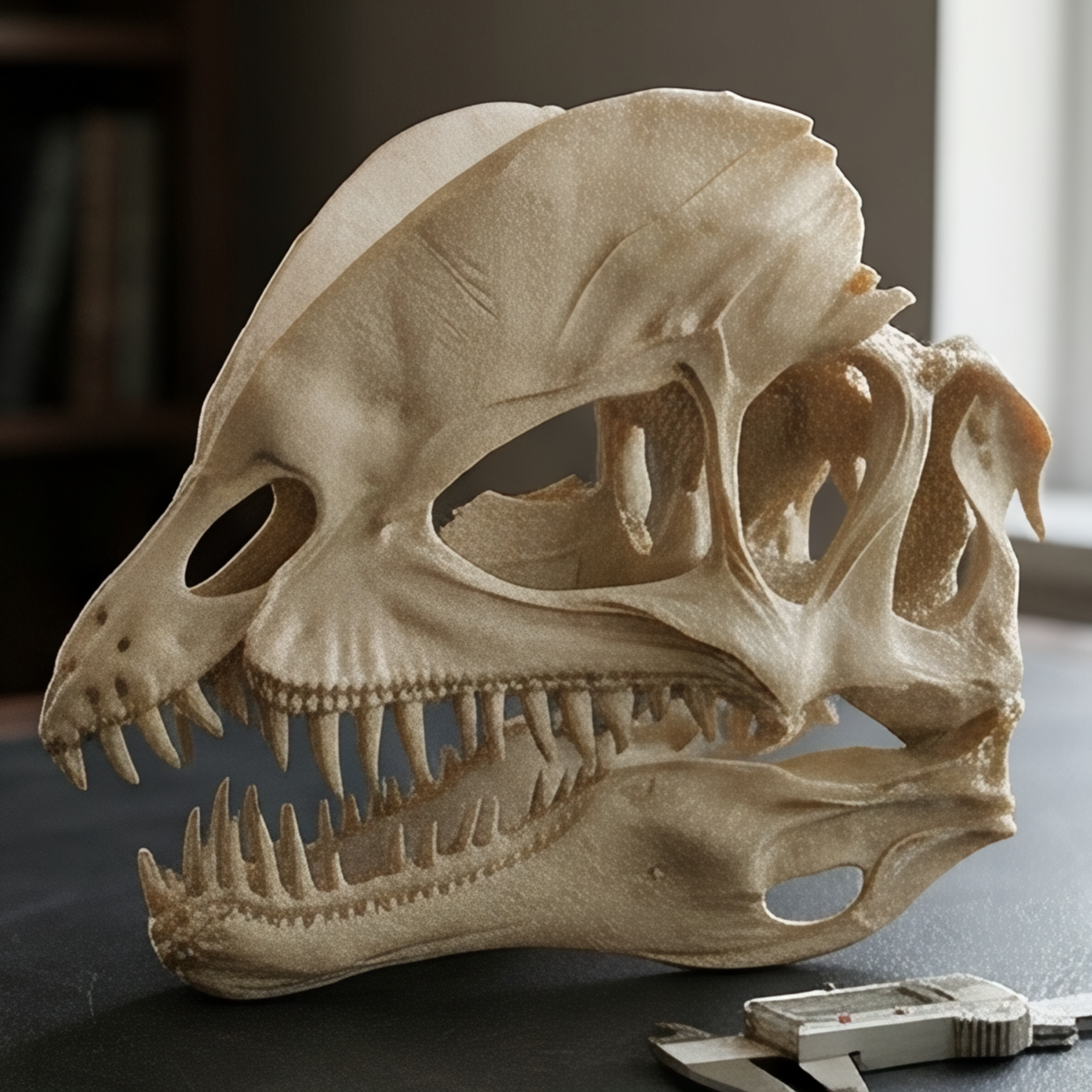 Dilophosaurus Skull 3D Print | Dinosaur Fossil Replica
