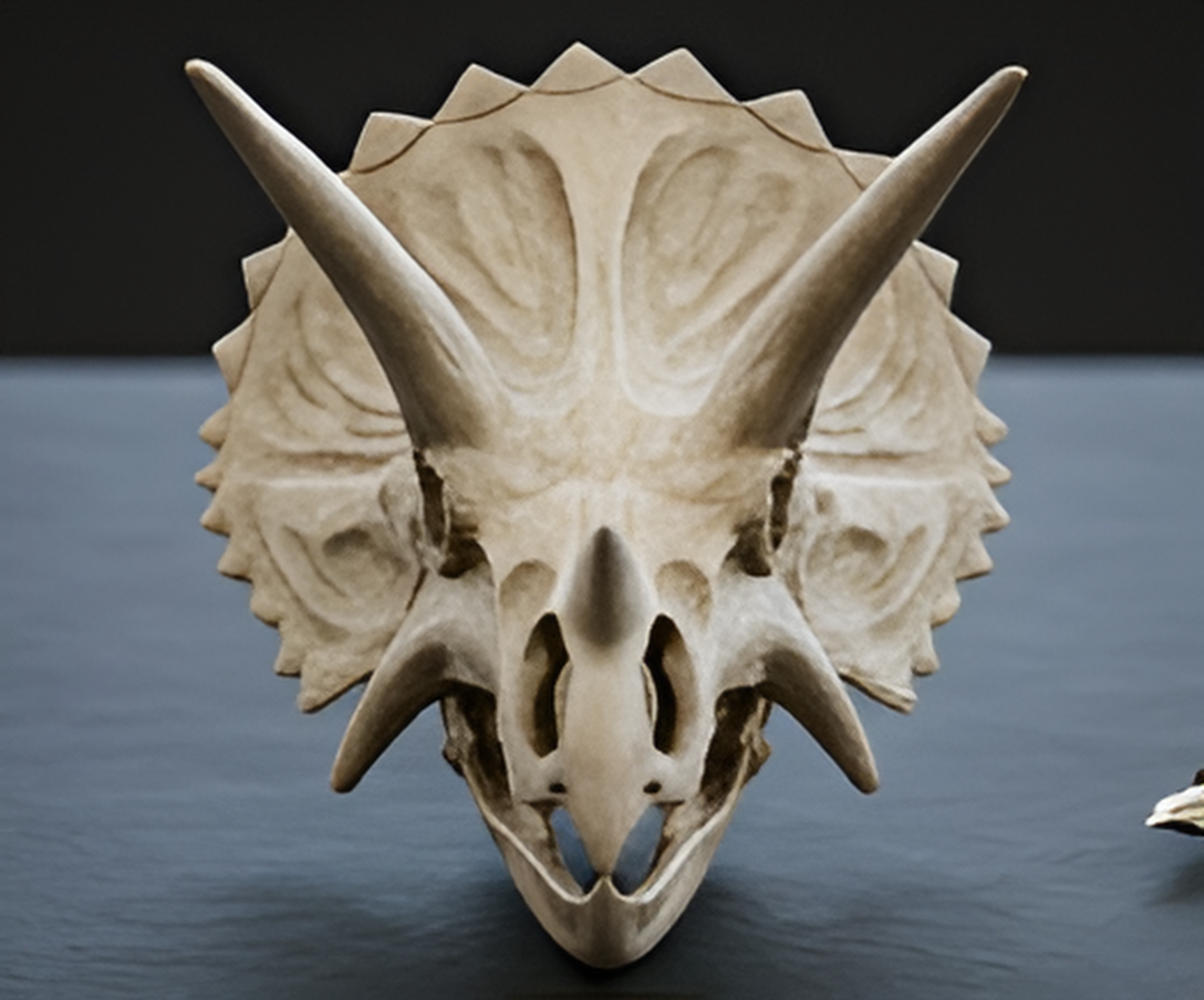 Triceratops Skull Replica 3D Print – Detailed Dinosaur Skull Model | PLA, Nylon & Resin
