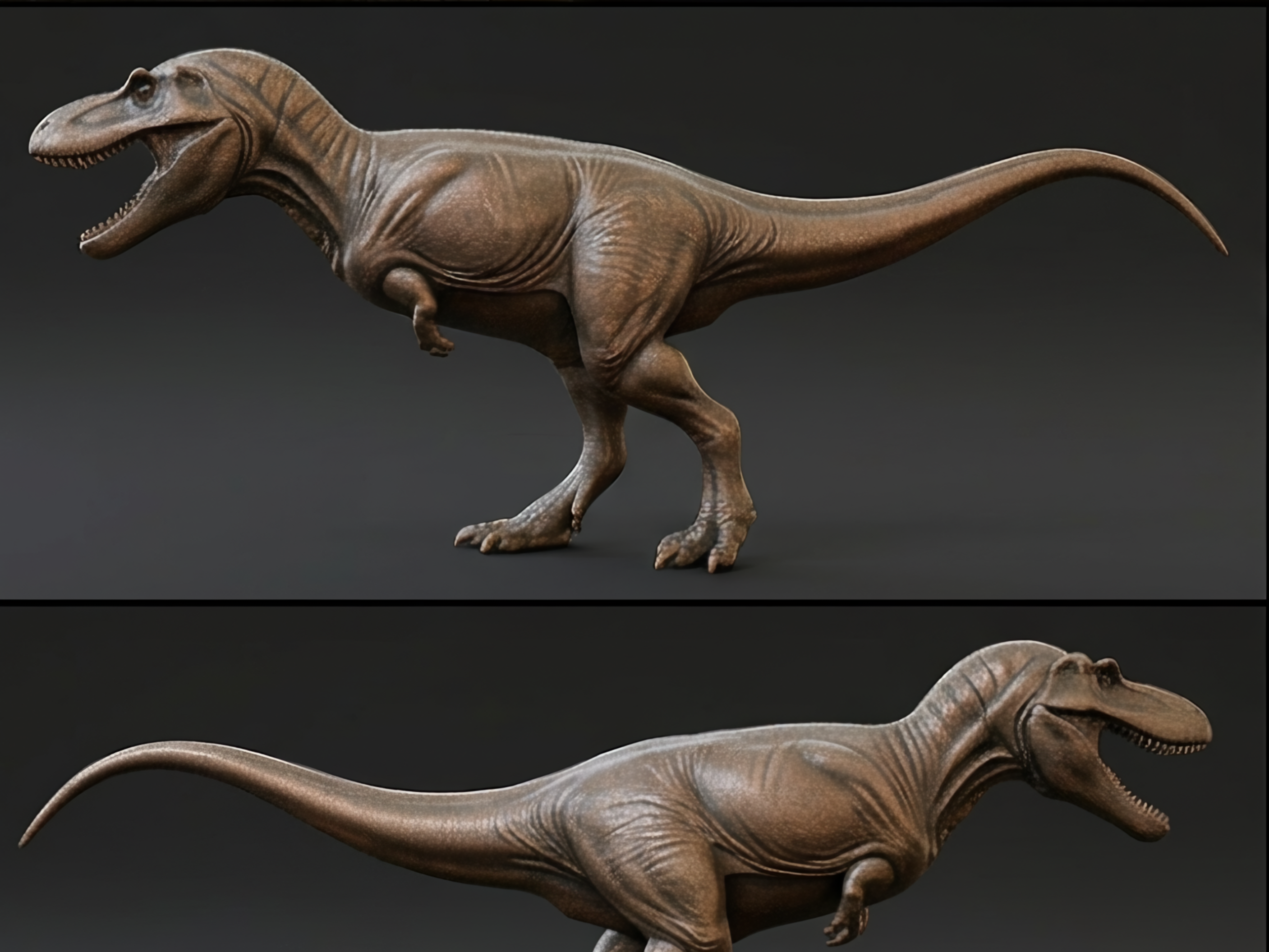 Albertosaurus 3D Print Dinosaur Model | Mini Dinosaur Figure | Fossil Replica | Desk Decor | Dino Gift | PLA Nylon Resin | 180mm Model