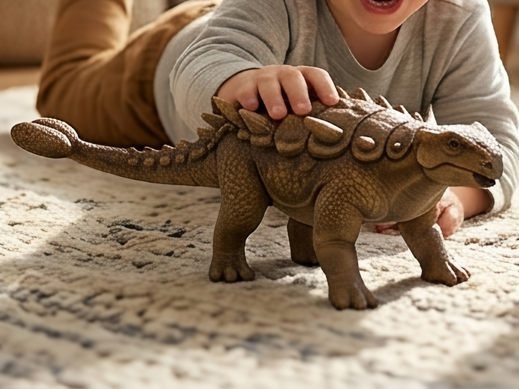 Ankylosaurus 3D Printed Model – Armored Dinosaur Sculpture | PLA & Smooth Nylon | Various Colors | Detailed Prehistoric Collectible
