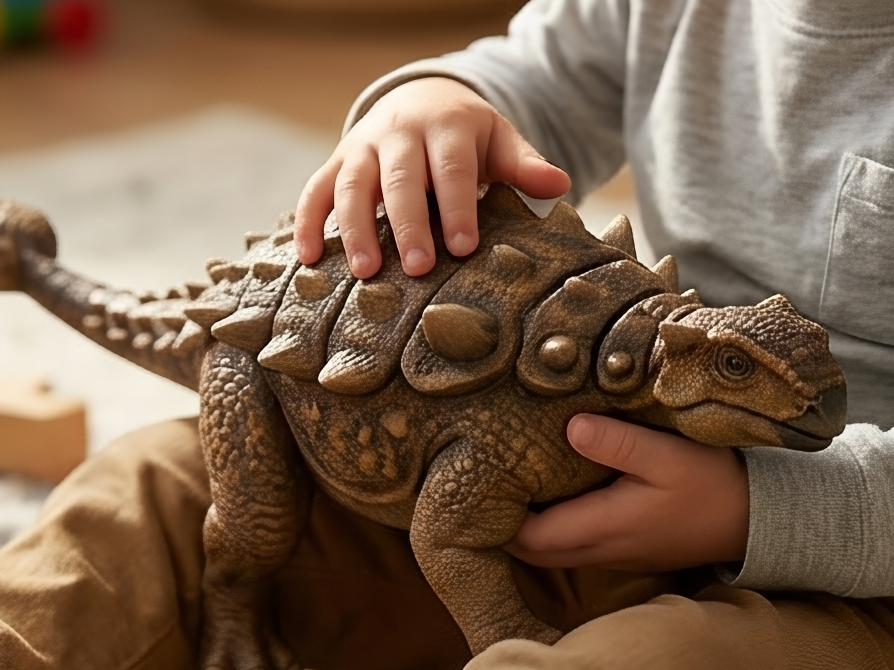 Large Ankylosaurus Model 250mm 3D Printed Dinosaur Figure Realistic Collectible Prehistoric Animal Desk Decor Gift