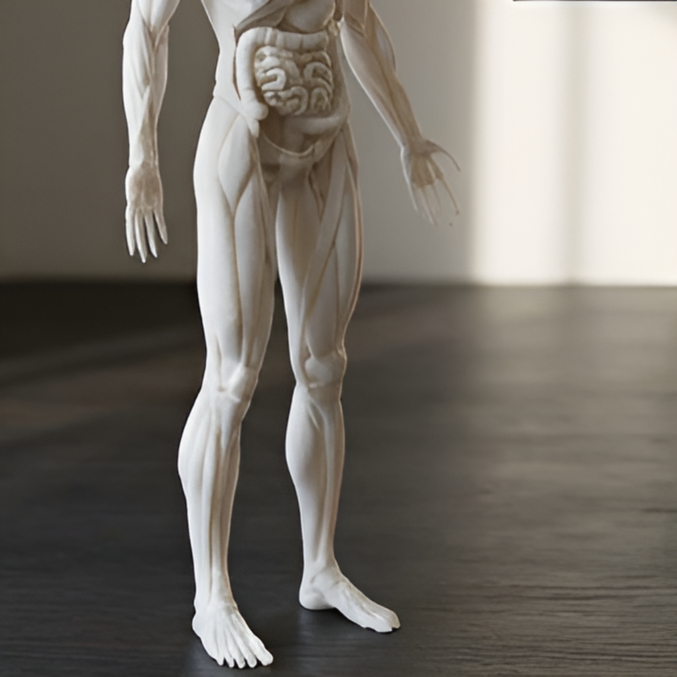 Human Anatomy Model 3D Print – Skeleton & Organs Figure | Educational Medical Model | PLA Nylon Resin | Desk Decor | Anatomy Gift
