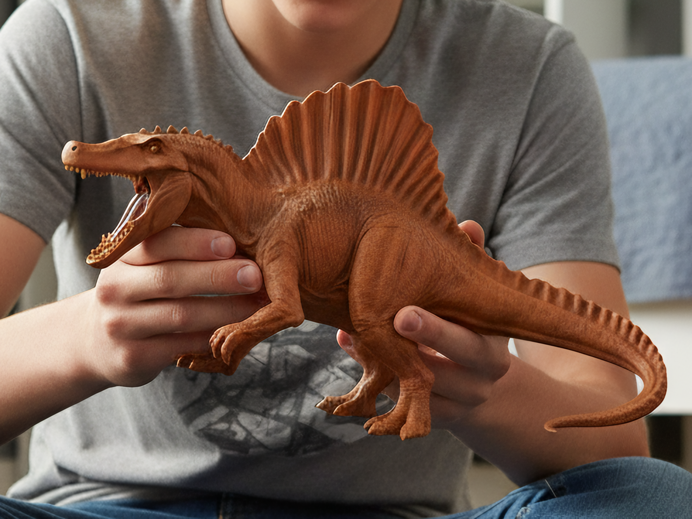 Spinosaurus 220mm | 3D Printed Dinosaur Sculpture | Collectible Prehistoric Model