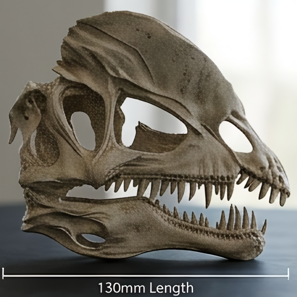 Dilophosaurus Skull 3D Print | Dinosaur Fossil Replica