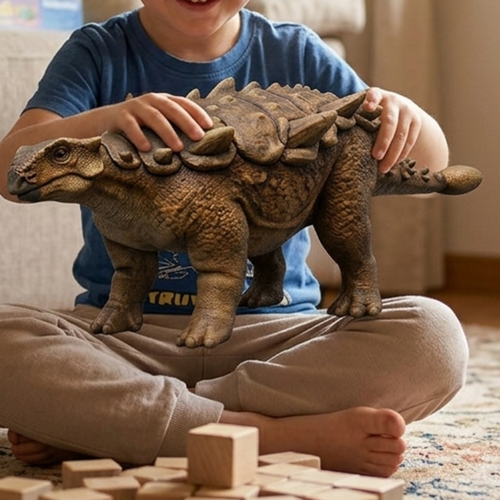 Ankylosaurus 3D Printed Model – Armored Dinosaur Sculpture | PLA & Smooth Nylon | Various Colors | Detailed Prehistoric Collectible