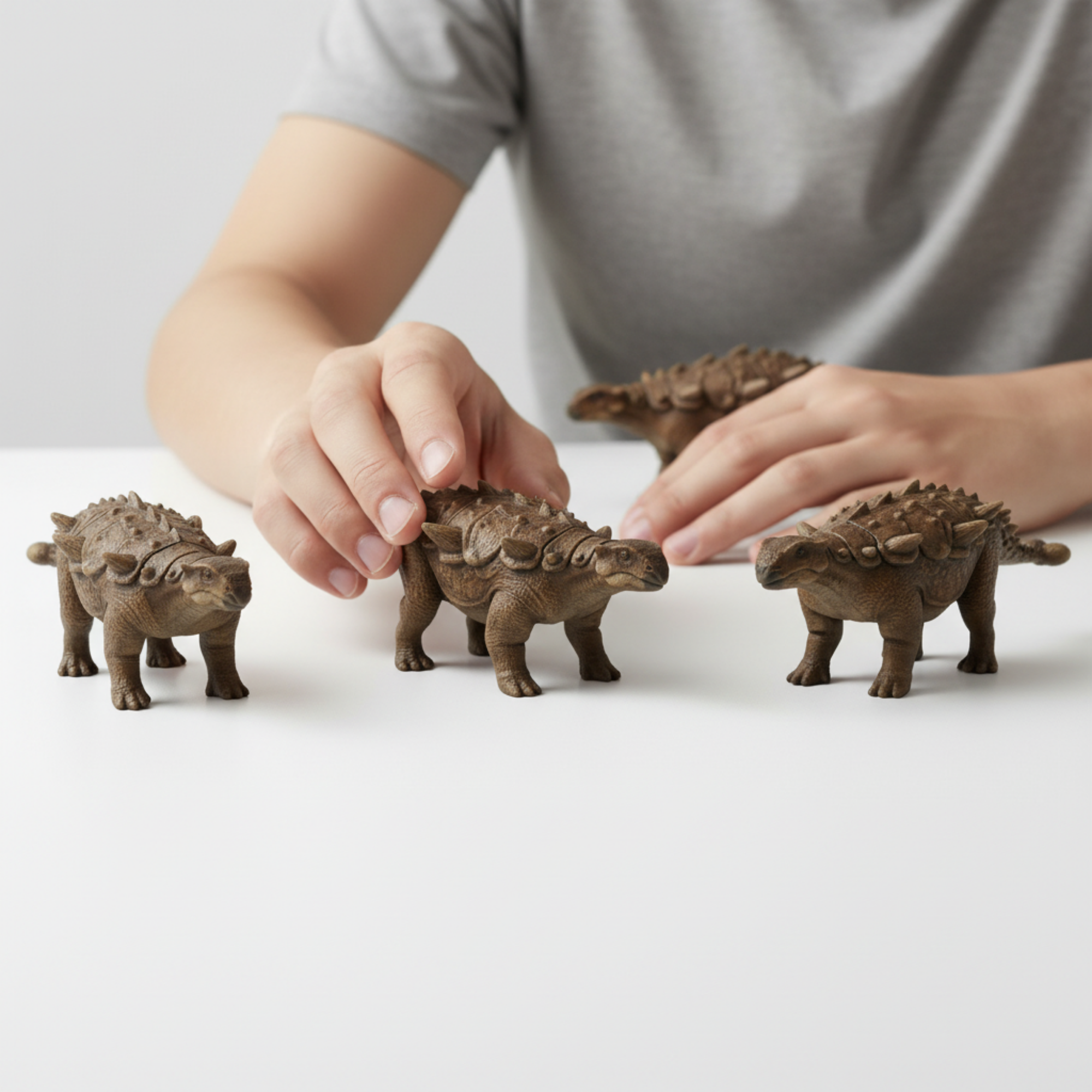 Ankylosaurus 3D Printed Model – Armored Dinosaur Sculpture | PLA & Smooth Nylon | Various Colors | Detailed Prehistoric Collectible