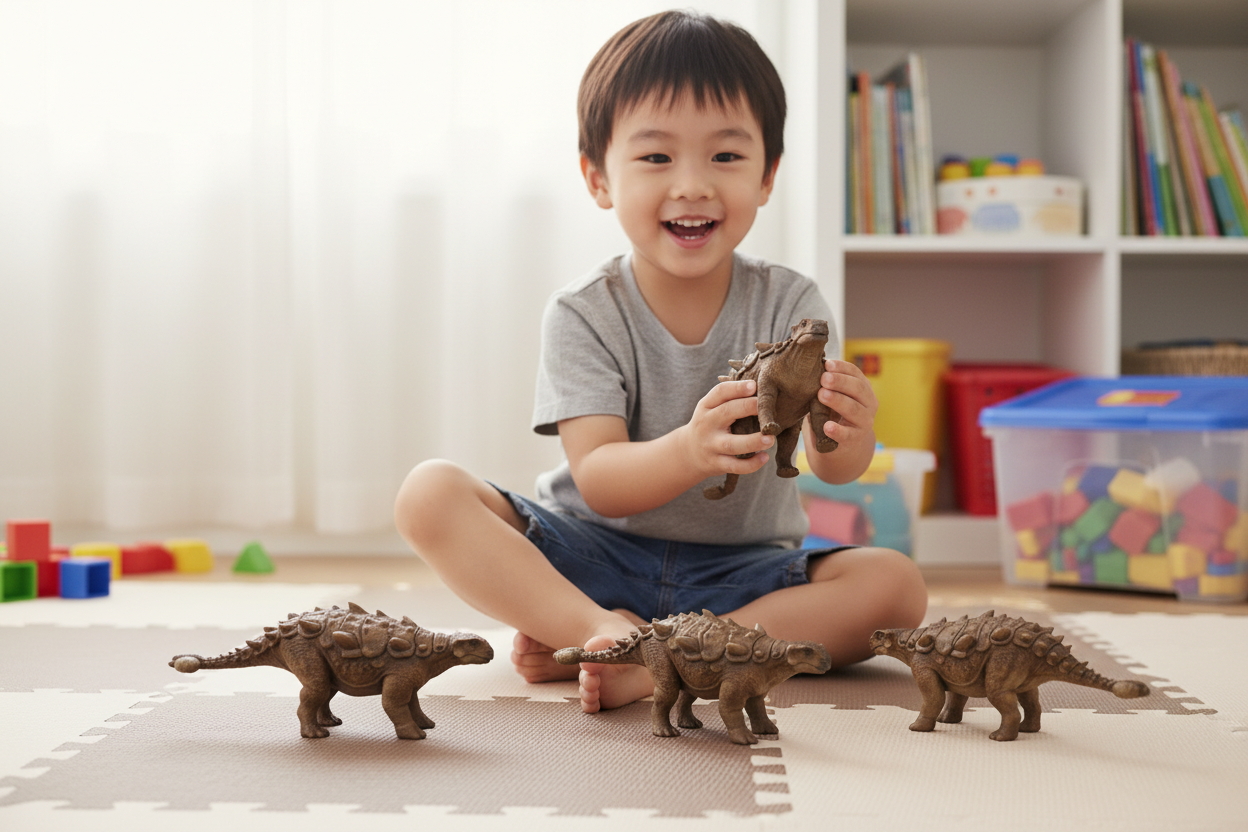 Ankylosaurus 3D Printed Model – Armored Dinosaur Sculpture | PLA & Smooth Nylon | Various Colors | Detailed Prehistoric Collectible