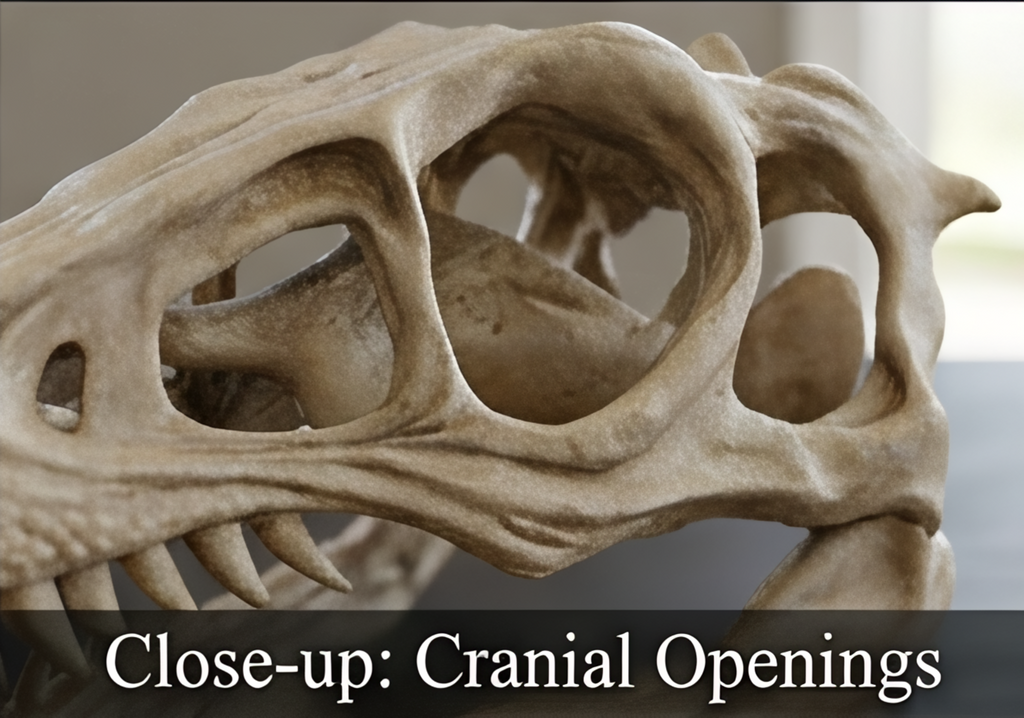 Velociraptor Skull 3D Print | Dinosaur Fossil Replica