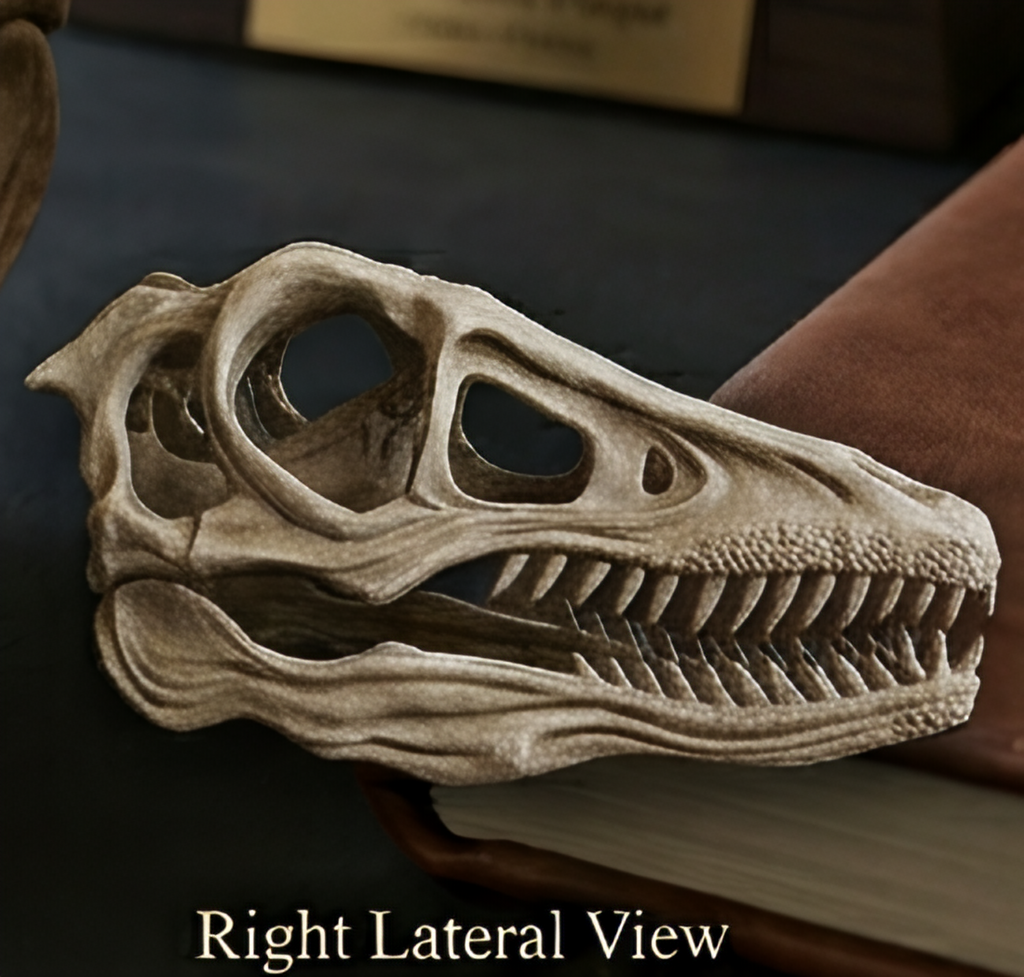 Velociraptor Skull 3D Print | Dinosaur Fossil Replica