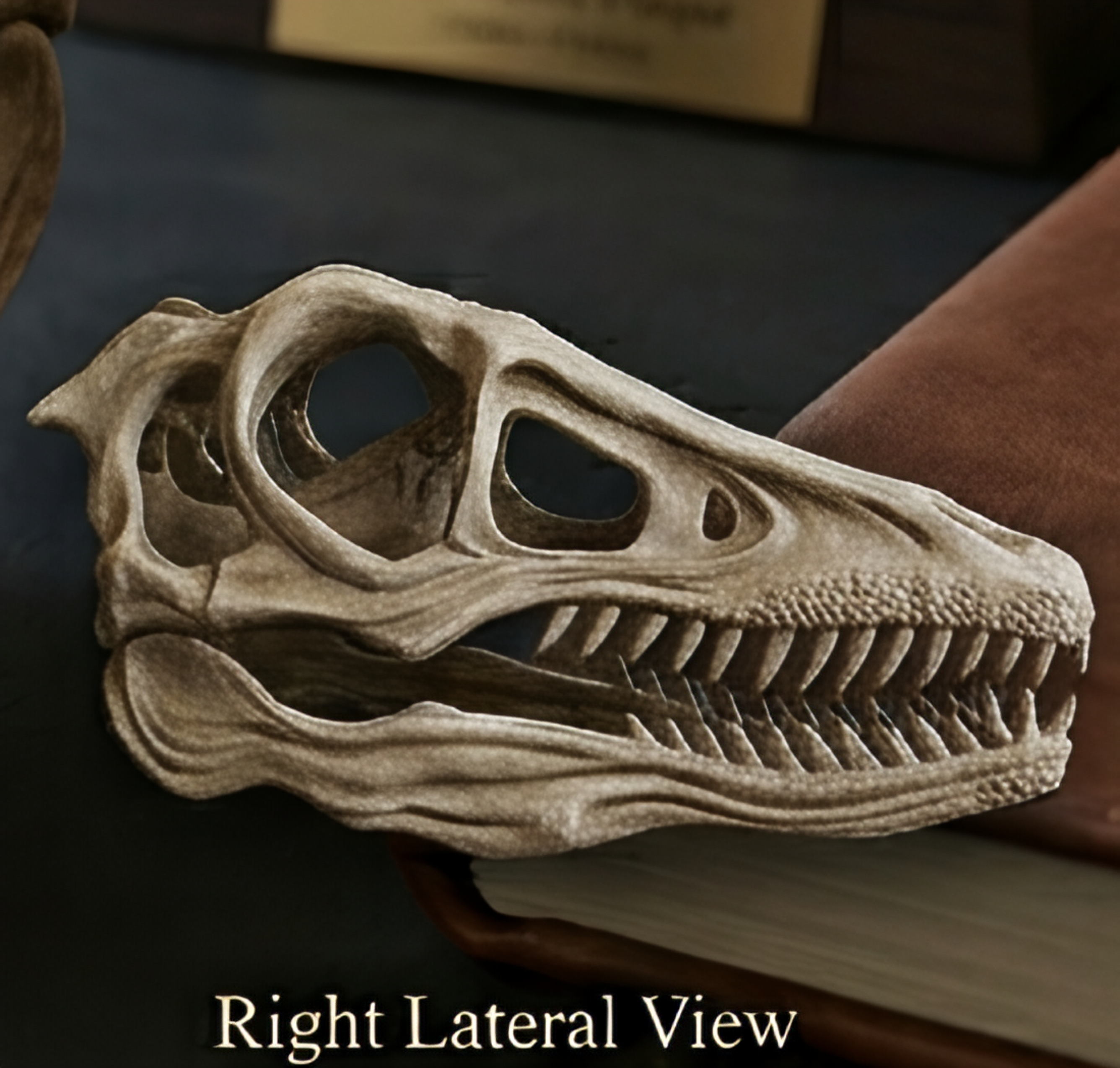 Velociraptor Skull 3D Print | Dinosaur Fossil Replica