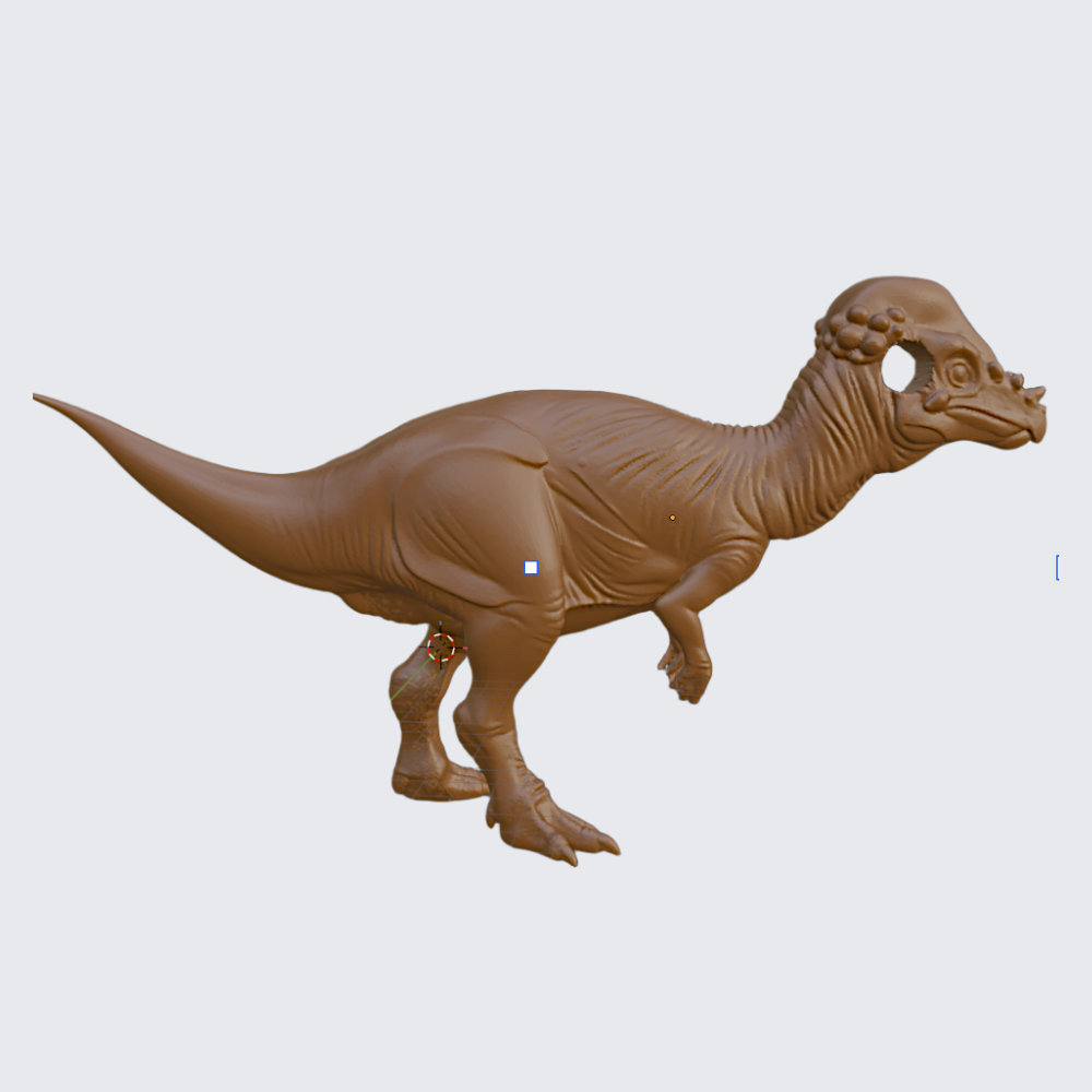 Pachycephalosaurus Keyring Tag 3D Print – Dinosaur Keychain Charm (40mm) – PLA, Nylon, TPU – Dome Head Dino Gift (Ring Not Included)