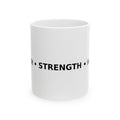 Faith Strength Hope  Ceramic Mug, (11oz, 15oz) Religious gift daily motivation mug