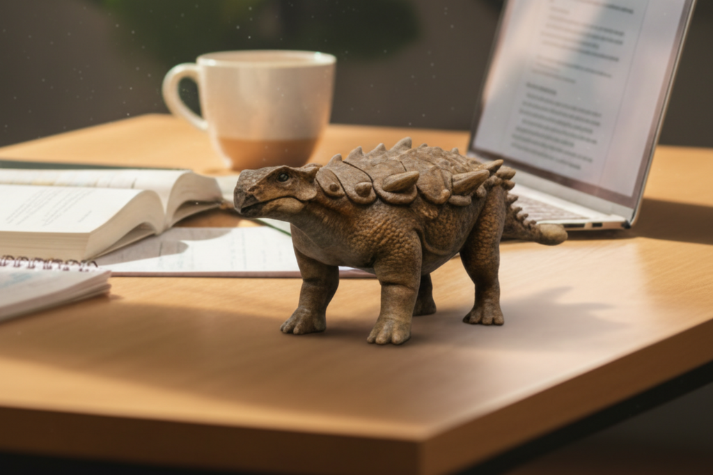 Ankylosaurus 3D Printed Model – Armored Dinosaur Sculpture | PLA & Smooth Nylon | Various Colors | Detailed Prehistoric Collectible