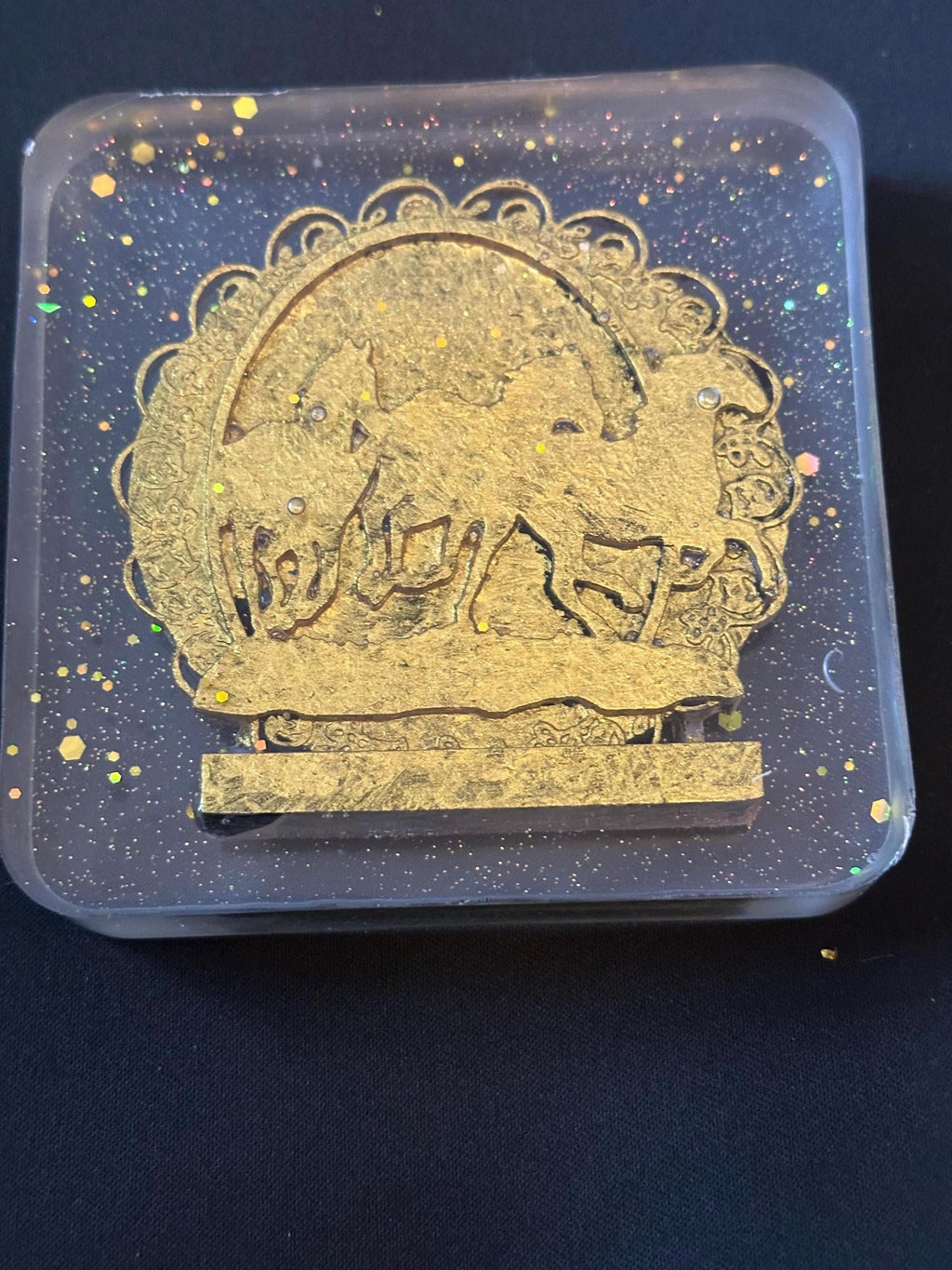 3D Equestrian Jump Resin Coaster – Round, Square & Octagon Shapes