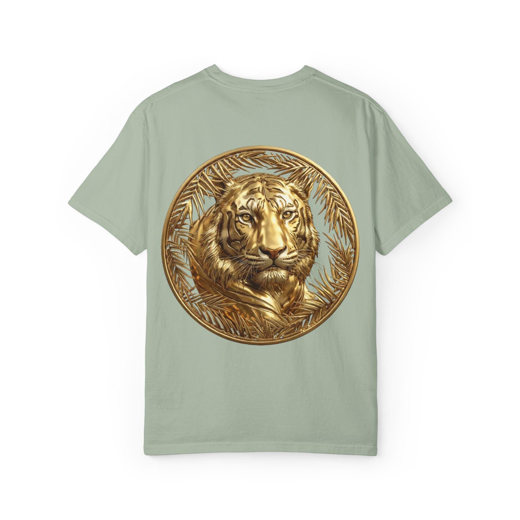 Tiger Face Profile Artwork Powerful Wild Predator Portrait with Fierce Detail and Natural Beauty