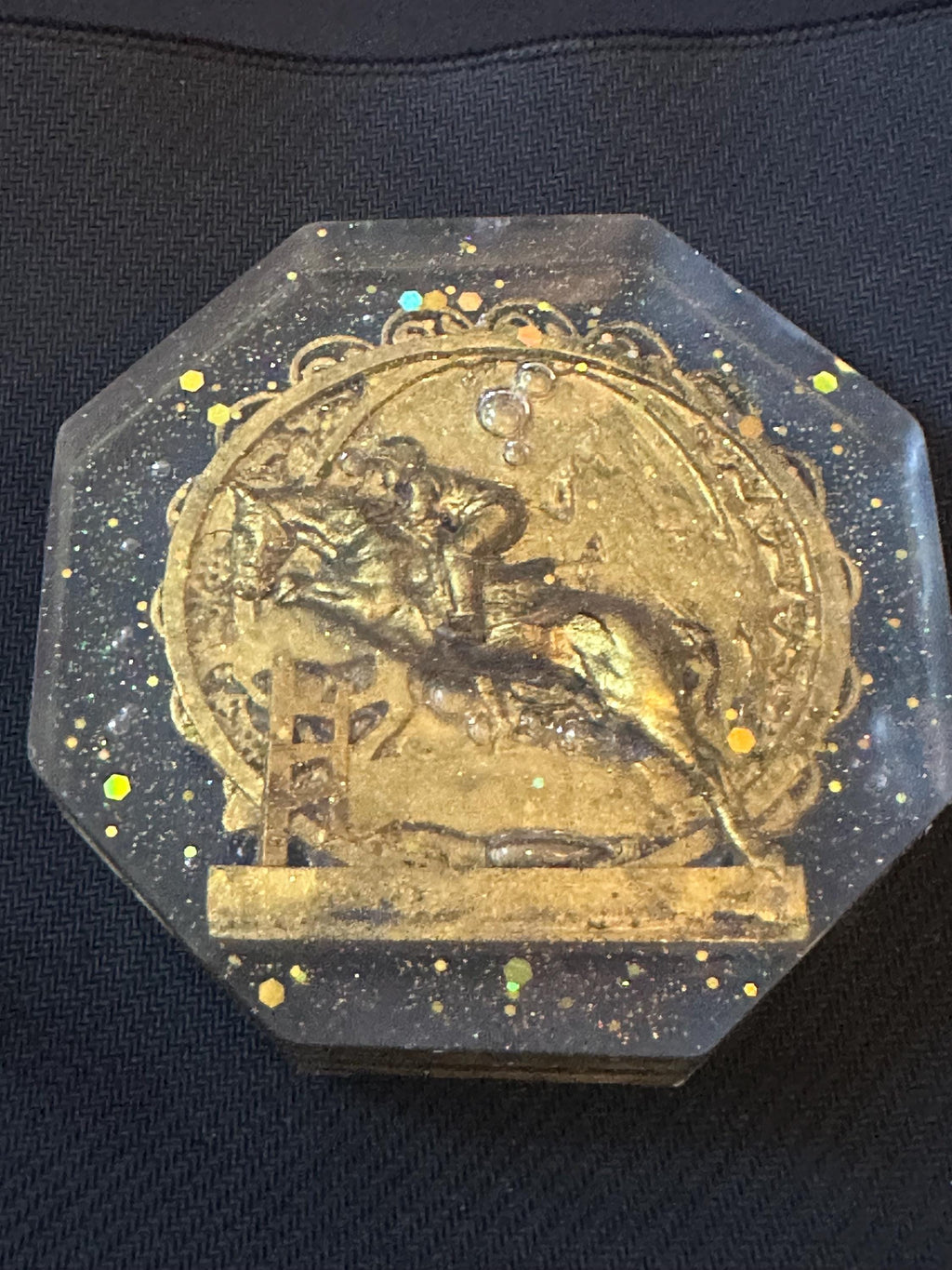 3D Equestrian Jump Resin Coaster – Round, Square & Octagon Shapes