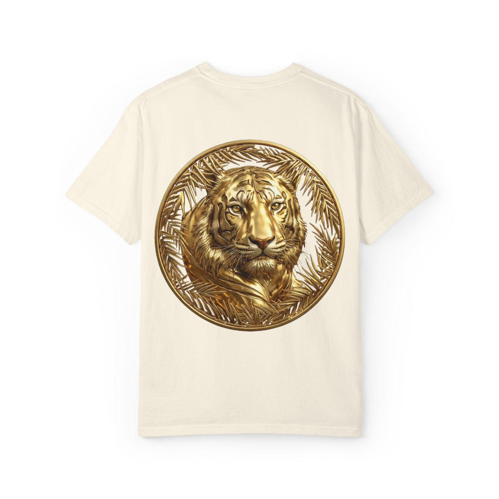 Tiger Face Profile Artwork Powerful Wild Predator Portrait with Fierce Detail and Natural Beauty