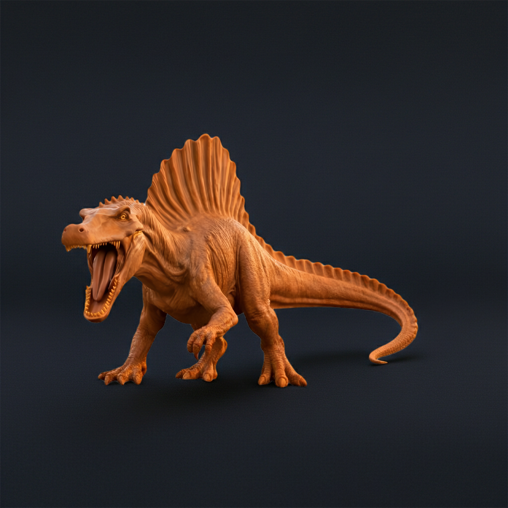 Spinosaurus 220mm | 3D Printed Dinosaur Sculpture | Collectible Prehistoric Model