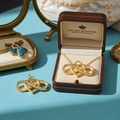 Infinity Heart Pendant Necklace – Solid Gold, Silver or Brass – Romantic Love Symbol Jewelry