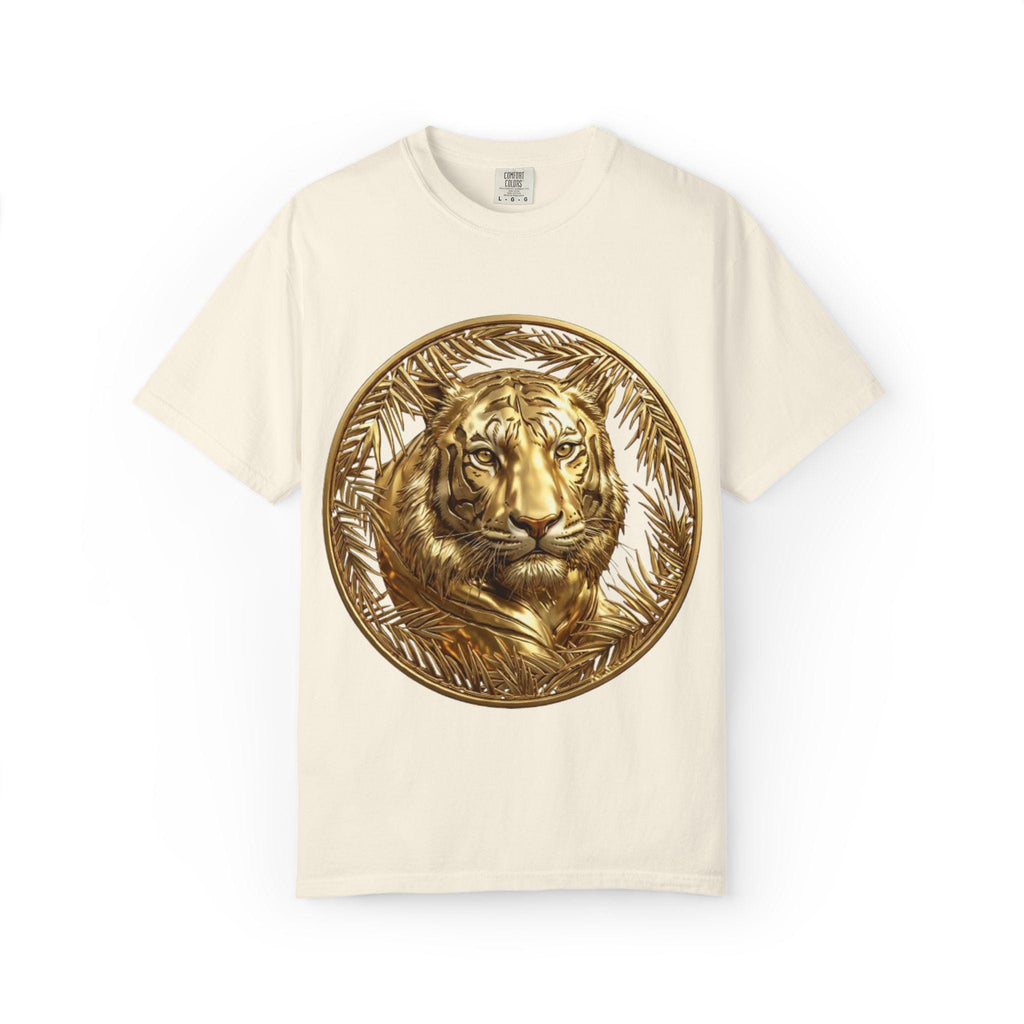 Tiger Face Profile Artwork Powerful Wild Predator Portrait with Fierce Detail and Natural Beauty