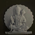 Handmade Lord Hanuman in Lotus Position – 3D Resin Sculpture of Strength, Devotion & Inner Peace