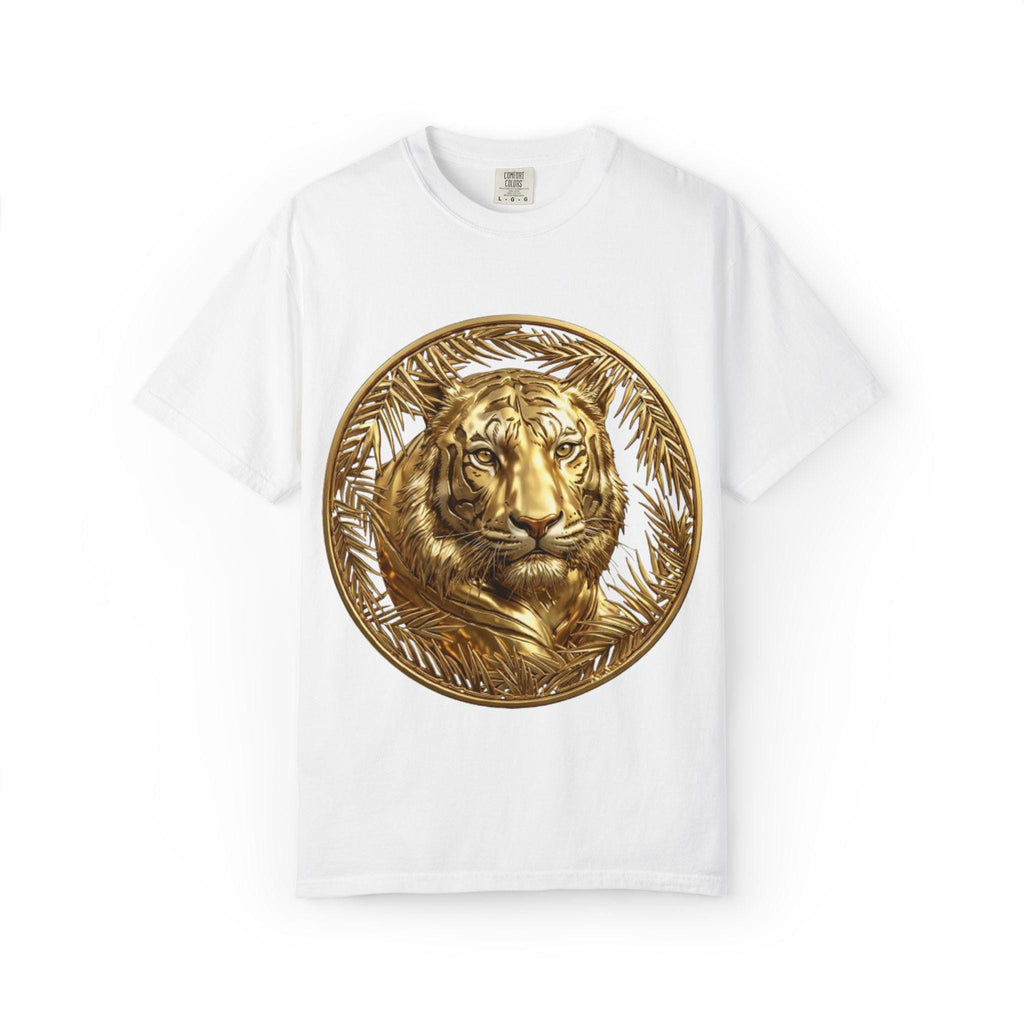 Tiger Face Profile Artwork Powerful Wild Predator Portrait with Fierce Detail and Natural Beauty